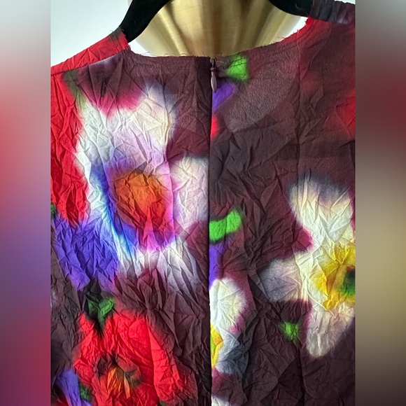 Zara - Floral Print Dress Multicolored - S - Picture 7 of 7